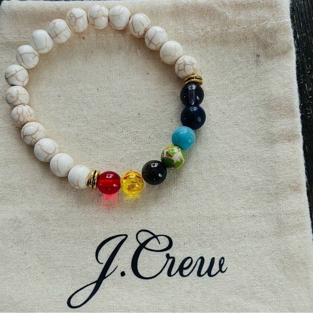 J. Crew charka beaded bracelet new